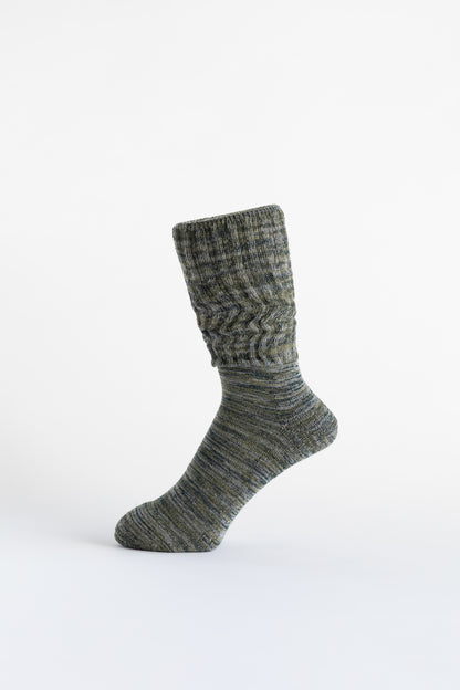 足首ゆったりマーブル編みソックス（22〜24cm・24〜26cm・26〜28cm・28〜30cm）