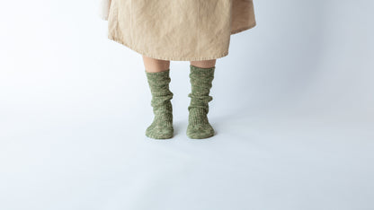 Textured Slouch Socks – Long & Mid-Length