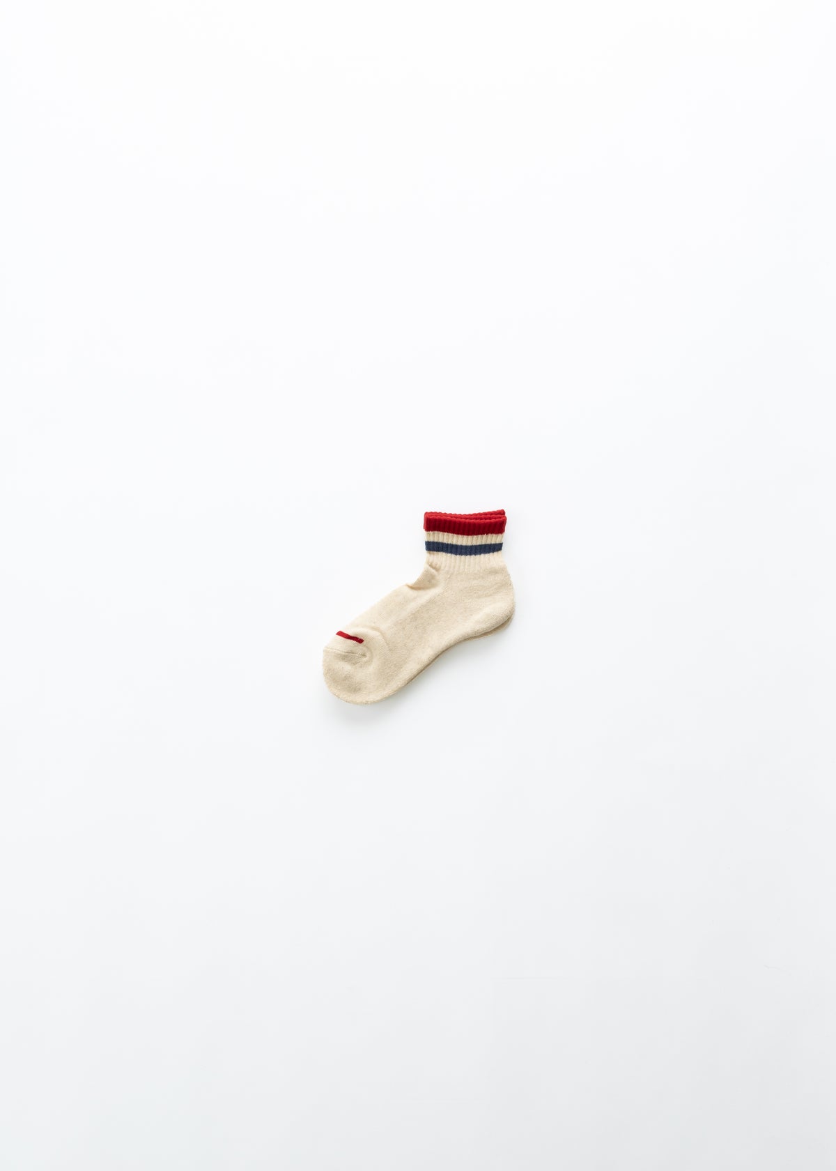 Chaussettes courtes en coton et lin avec semelle bouclette