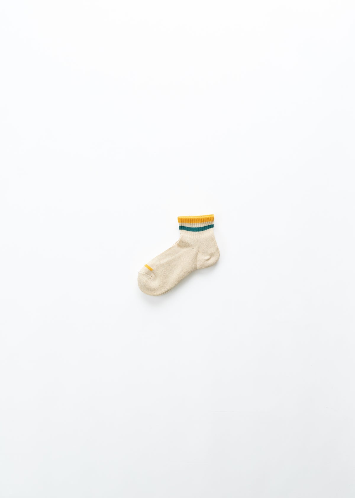Chaussettes courtes en coton et lin avec semelle bouclette