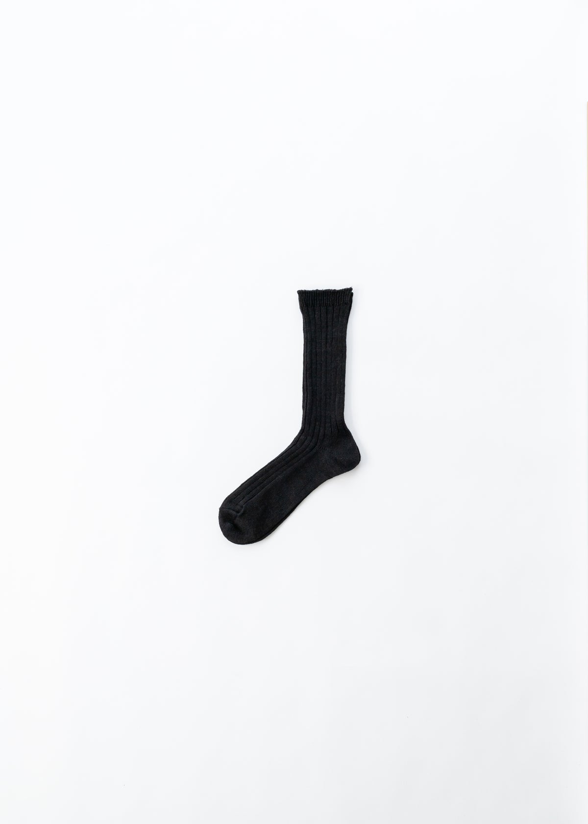 リネンさらさらソックス クルー丈(22-24cm、25-27cm)