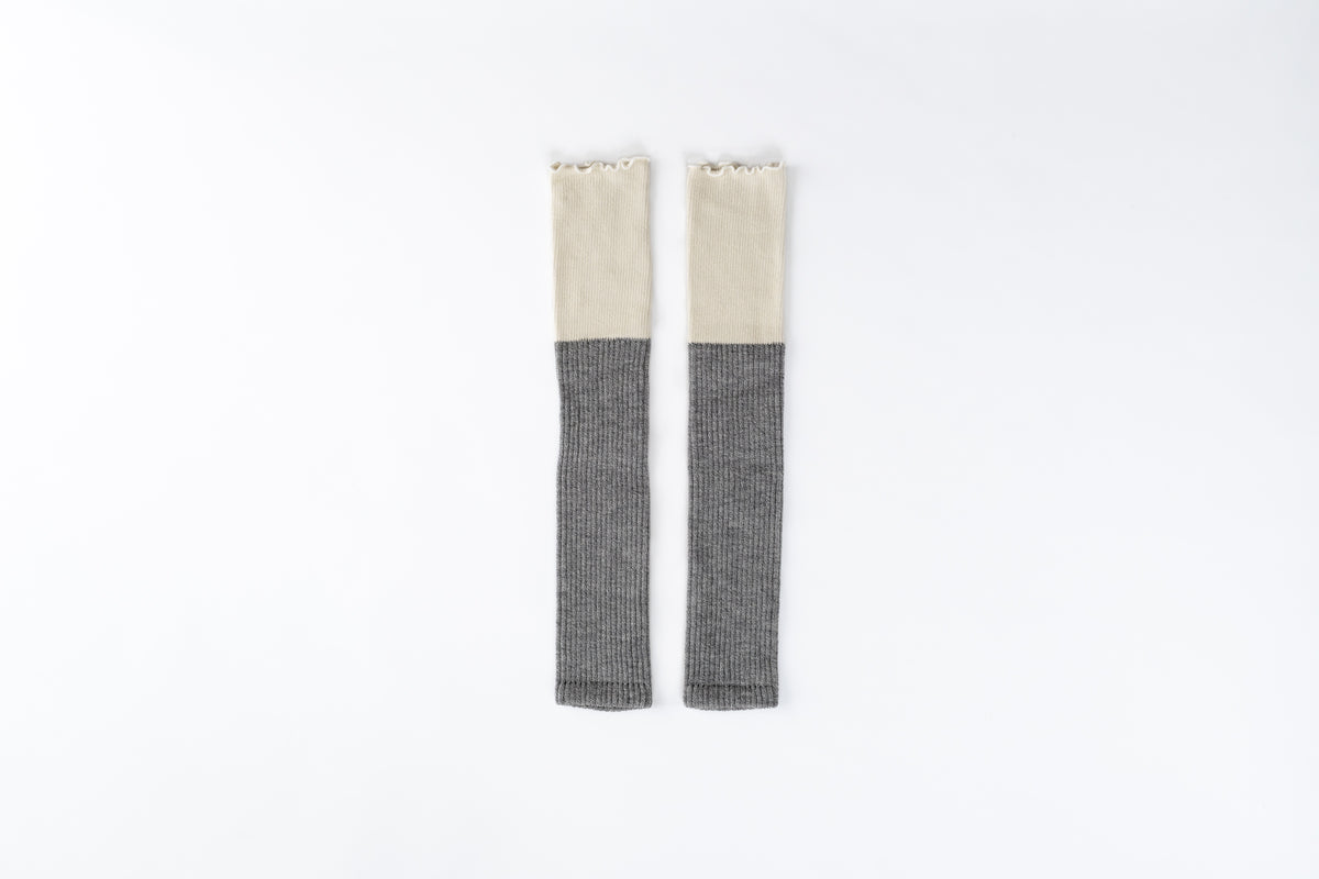 シルク＆ウール 2way レッグウォーマー