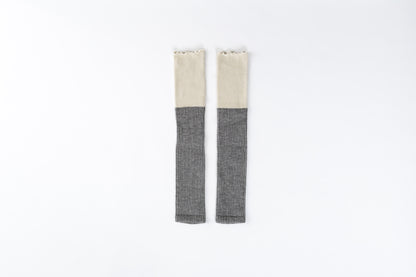 シルク＆ウール 2way レッグウォーマー