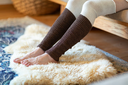 シルク＆ウール 2way レッグウォーマー