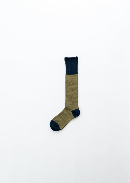 Chaussettes hautes chinées – Épaisseur moyenne, sans bouclette