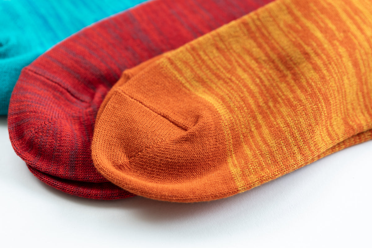 Chaussettes hautes chinées – Épaisseur moyenne, sans bouclette