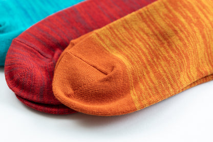 Chaussettes hautes chinées – Épaisseur moyenne, sans bouclette