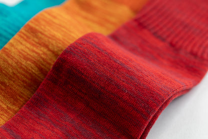 Chaussettes hautes chinées – Épaisseur moyenne, sans bouclette