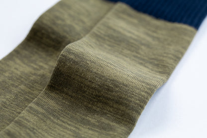Chaussettes hautes chinées – Épaisseur moyenne, sans bouclette