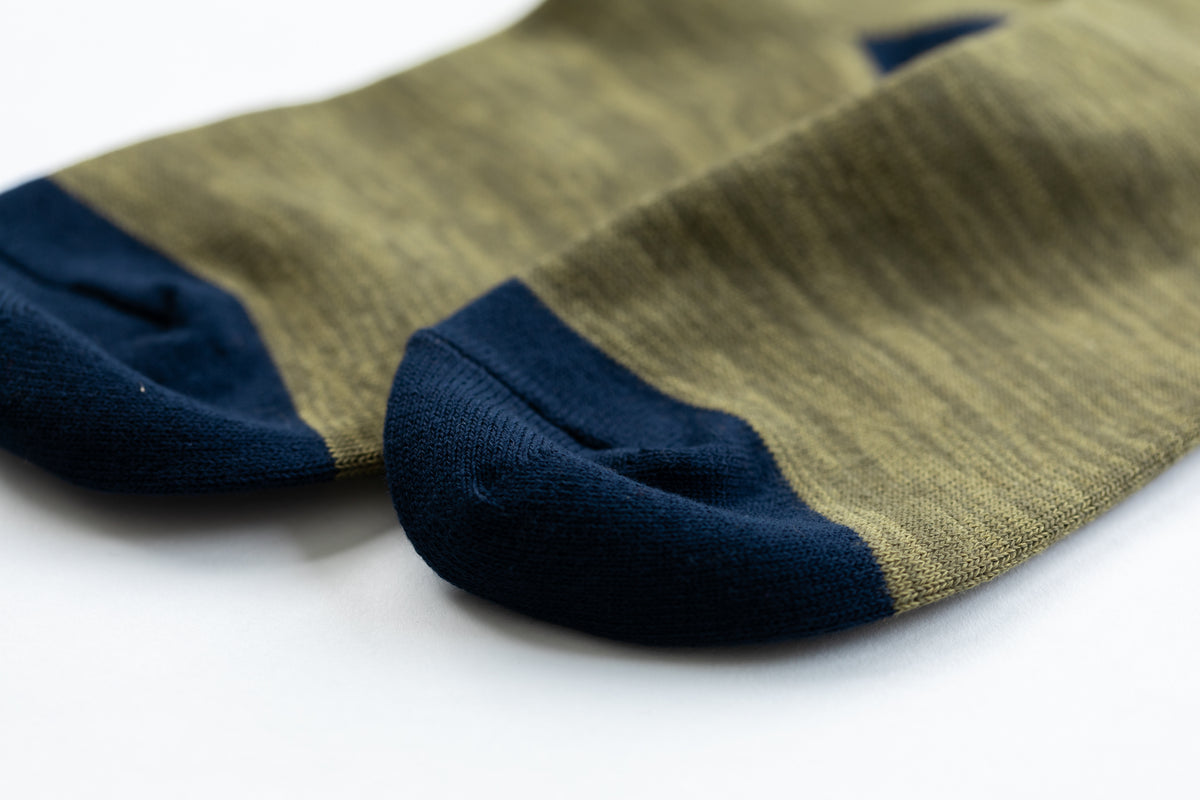 Chaussettes hautes chinées – Épaisseur moyenne, sans bouclette