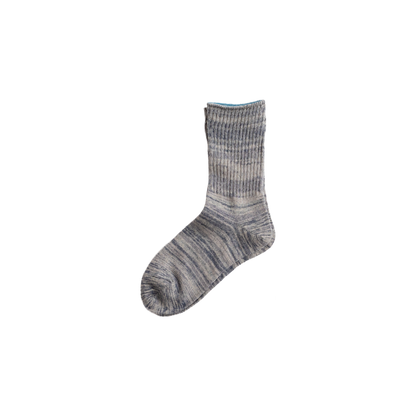Chaussettes en coton et lin effet marbre