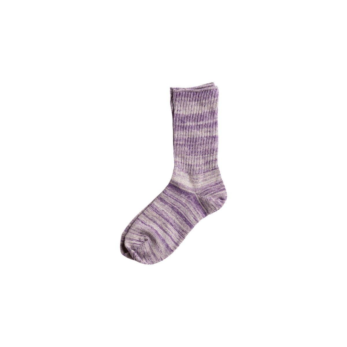 Chaussettes en coton et lin effet marbre