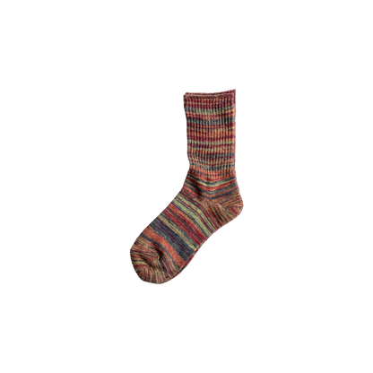 Chaussettes en coton et lin effet marbre
