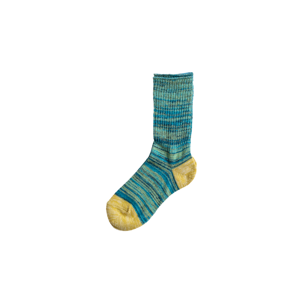 Chaussettes en coton et lin effet marbre