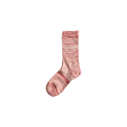 Chaussettes en coton et lin effet marbre