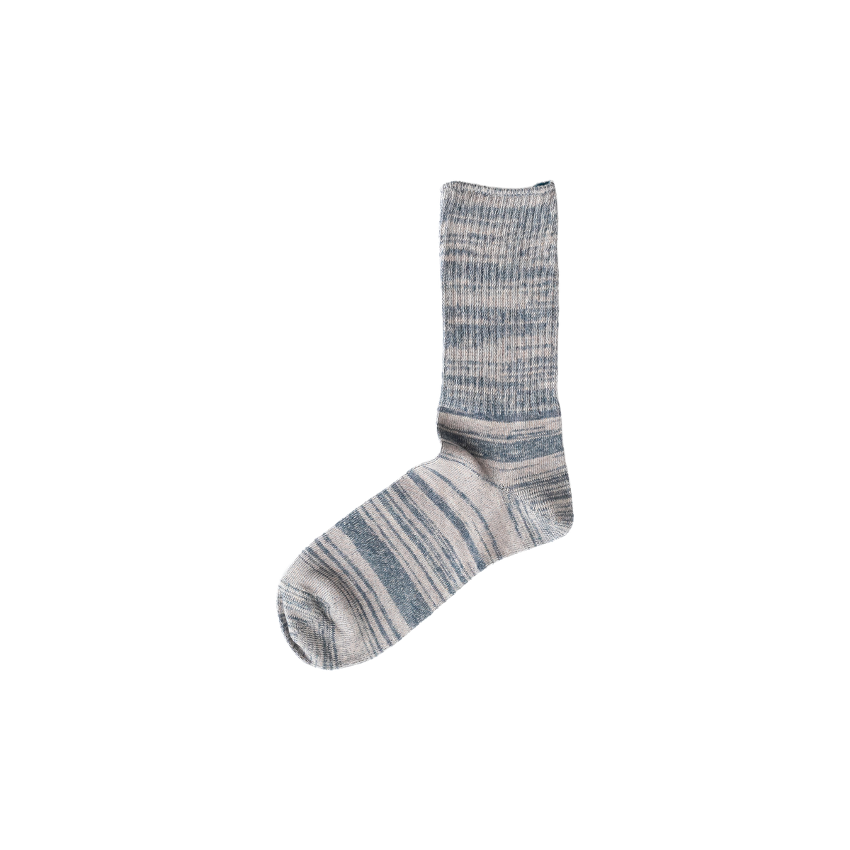 Chaussettes en coton et lin effet marbre