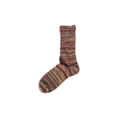 Chaussettes en coton et lin effet marbre