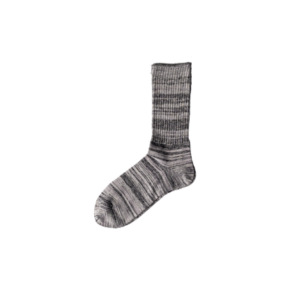Chaussettes en coton et lin effet marbre