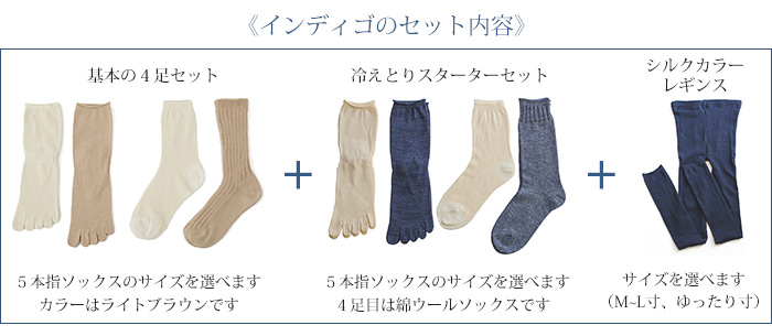 冷えとりスタート３点セット 宅配送料無料 Br 重ね履き 冷え取り靴下 Silk シルク 靴下 オーガニックコットン レディース 冷えとり 冷え取り レギンス 千代治のくつ下