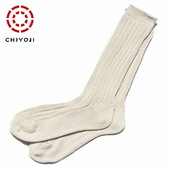 上質絹紡糸使用シルク100％ リブソックス silk シルク 靴下 【ネコポス送料無料】<br>