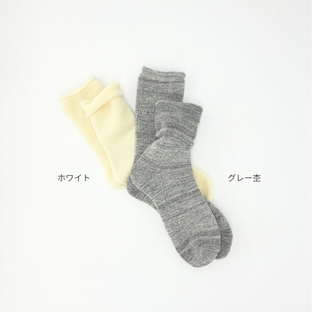 【単品】おやすみ ウールソックス【日本製】全パイルであったかい 厚手靴下