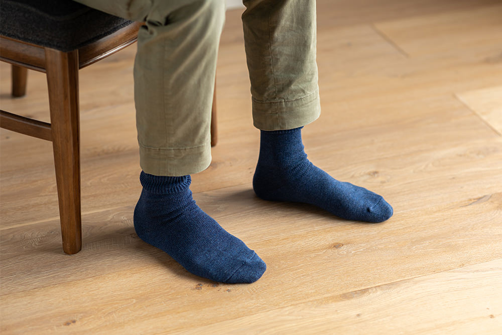【単品】コットンウール ソックス (22-24cm、25-27cm)