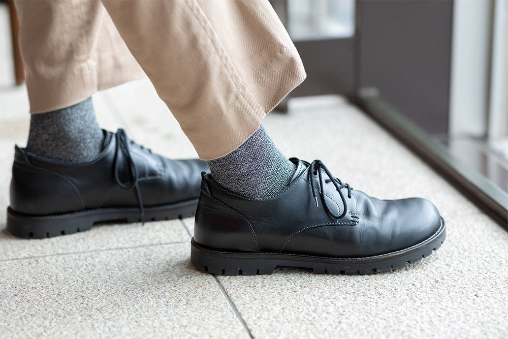 【2足組】コットンウール ソックス (22-24cm、25-27cm)【送料無料】